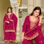 3 Piece Party Wear Suit – Stylish & Elegant - Image 3