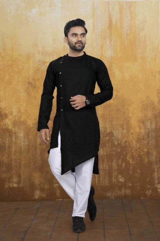 Men’s Cross Cut Kurta – Stylish Ethnic Wear