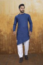 Men’s Cross Cut Kurta – Stylish Ethnic Wear - Image 4