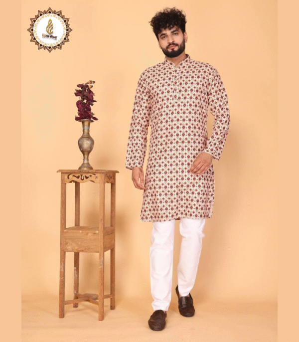 Men’s Printed Kurta – Stylish Ethnic Wear