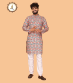 Men’s Printed Kurta – Stylish Ethnic Wear - Image 5