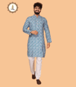 Men’s Printed Kurta – Stylish Ethnic Wear - Image 2