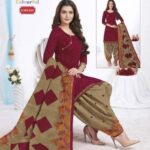 Women’s Cotton Patiala Suit with Dupatta - Image 2