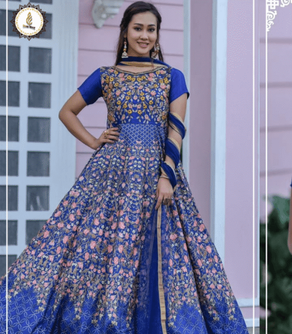 Semi-stitched lehenga set
