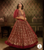 Premium Quality Green Embroidered Lehenga Choli with Dupatta - Image 6