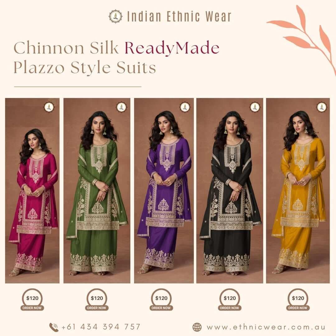 Premium Chinon Silk Salwar Suit Set