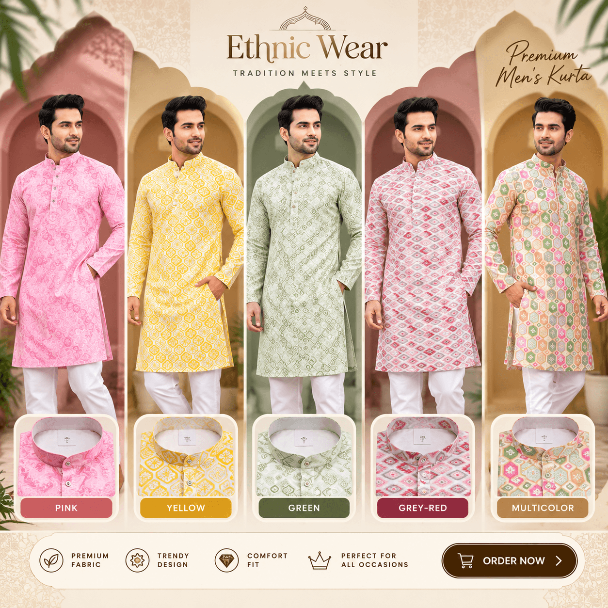 Premium Men’s Ethnic Wear Collection