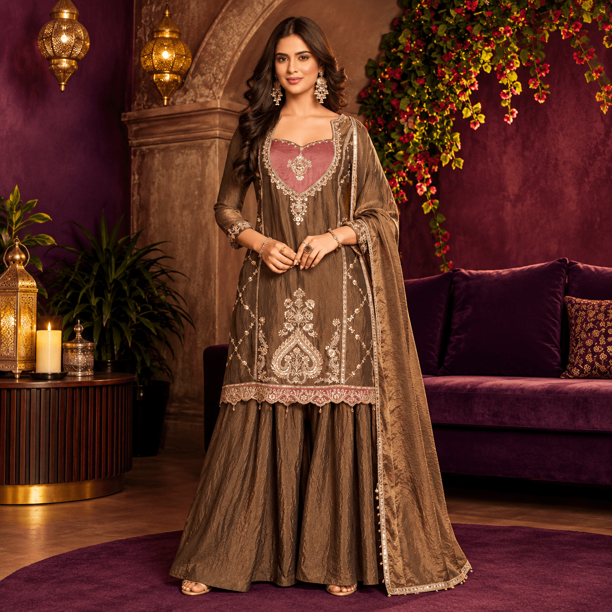 Regal South Asian Bridal Elegance