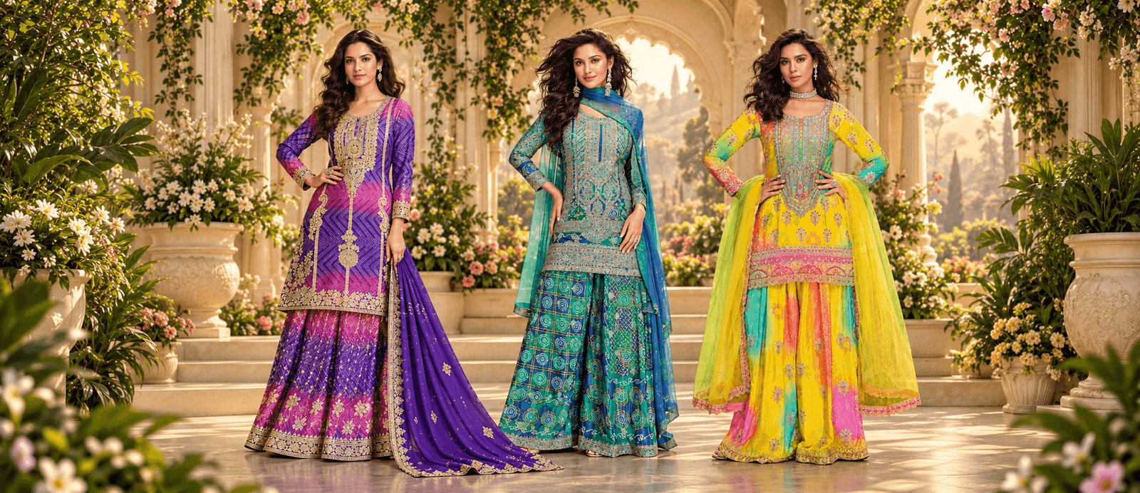 Sunlit Desi Bridal Fashion Garden